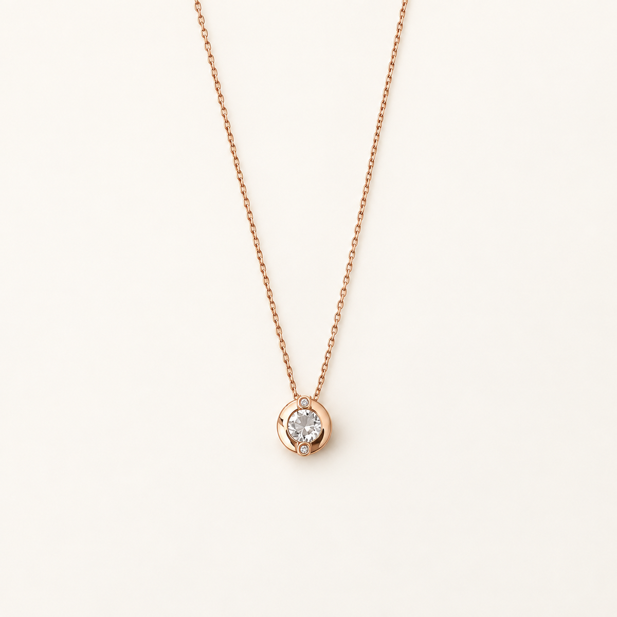 Orbit Crystal Pendant Necklace