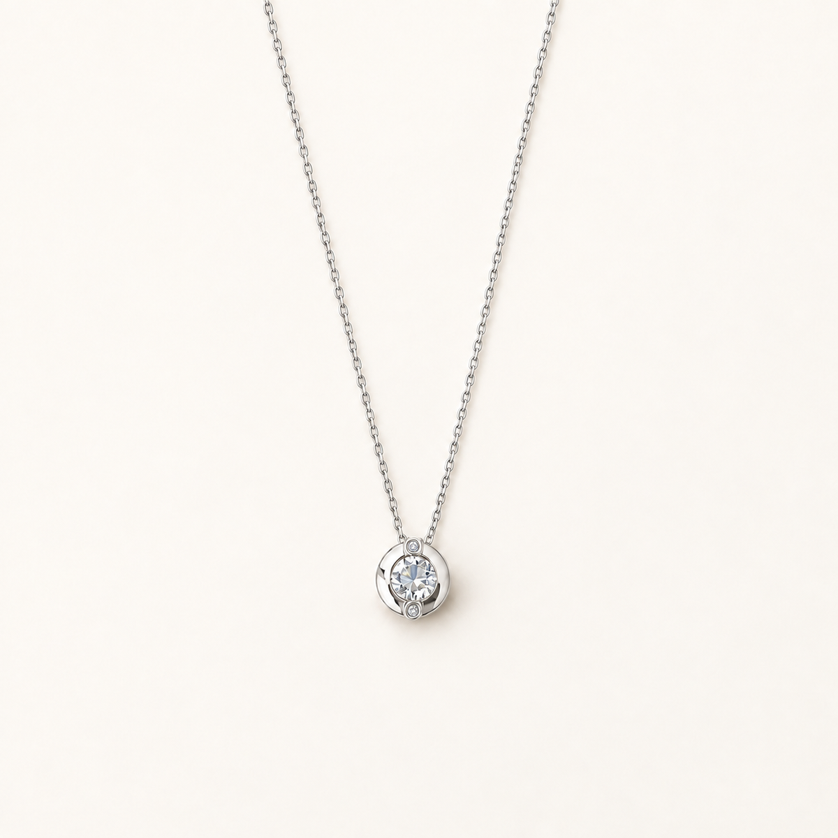 Orbit Crystal Pendant Necklace