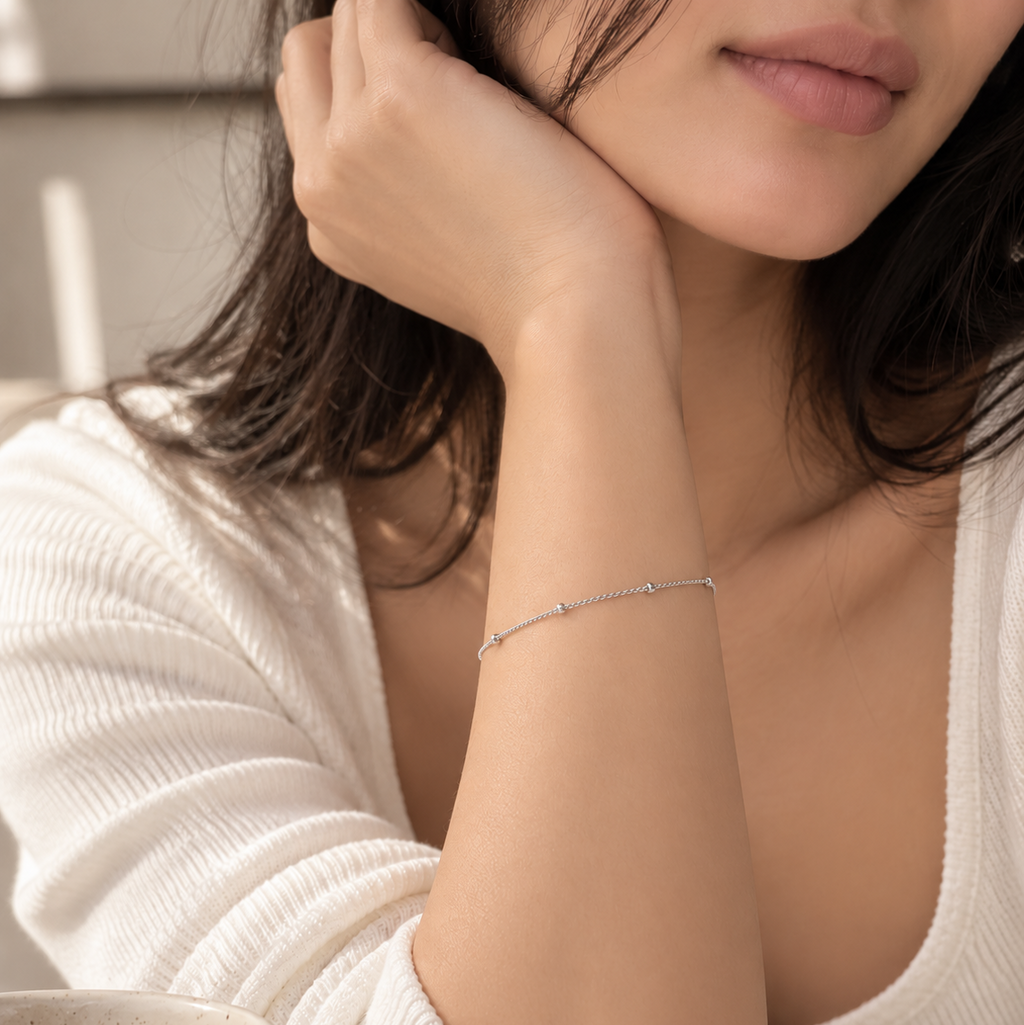 Satellite Bead Chain Bracelet