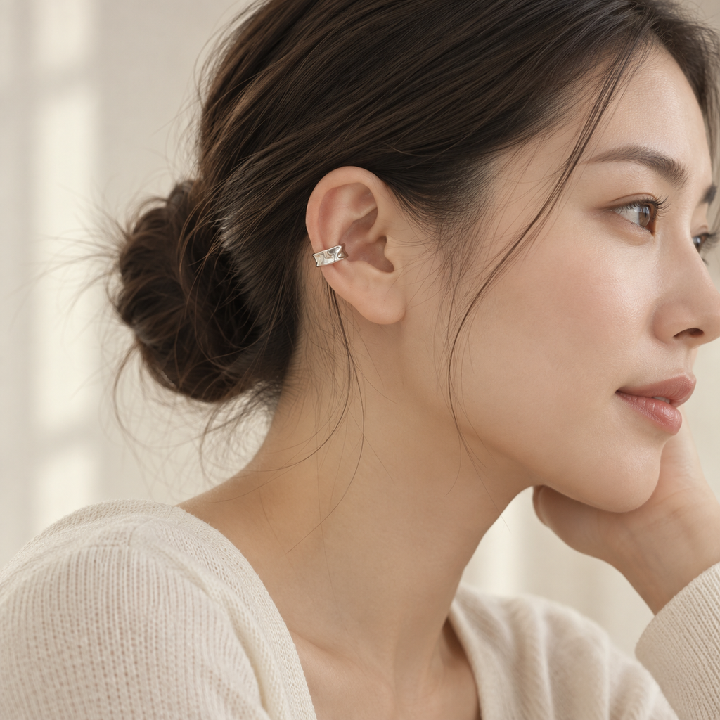 Molten Wide Band Ear Cuff