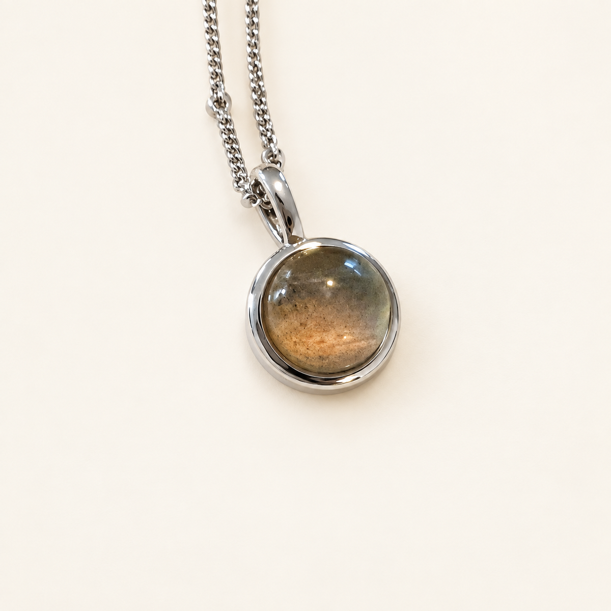 Gemstone Satellite Chain Necklace