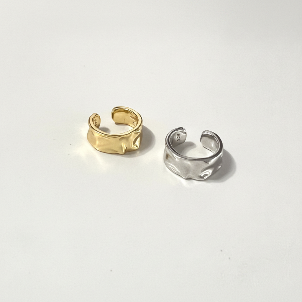 Molten Wide Band Ear Cuff
